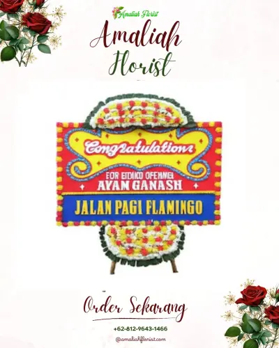 Bunga Papan Congratulation di Banturung